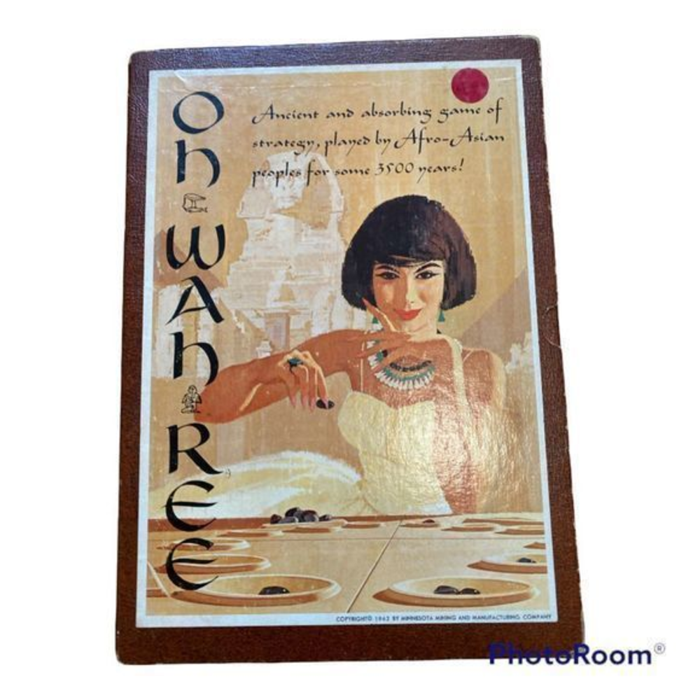 OH WAH REE Vintage 1962 3m Bookshelf‎ Board Game with Orig. Box